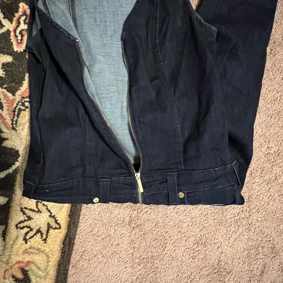 Sz L True Religion dark blue wash denim jumpsuit - Picture 6 of 12
